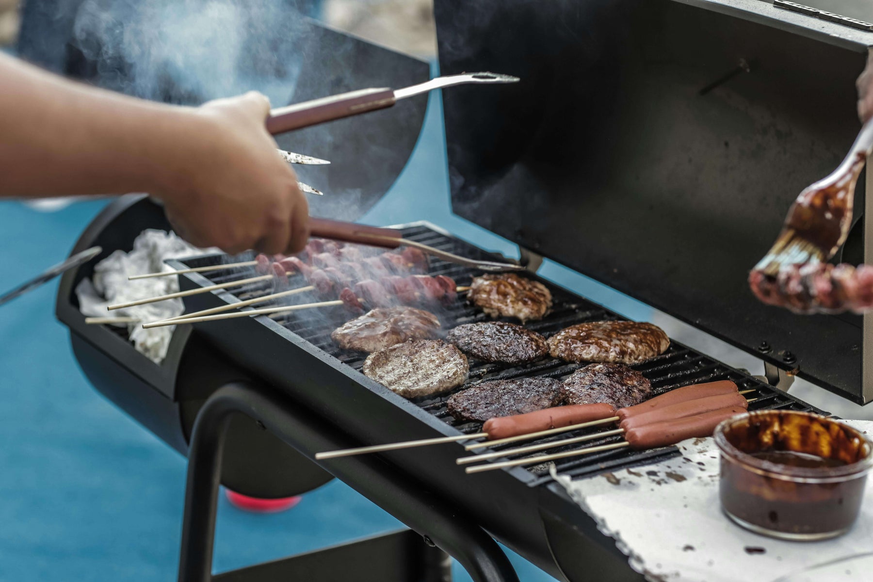 Can you BBQ under a gazebo?