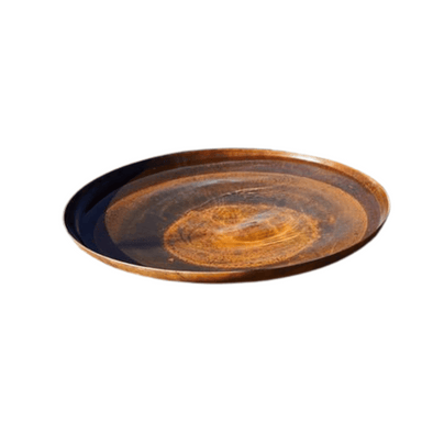 Corten Steel Curved Water Bowl