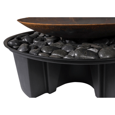 Corten Steel Paradise   Sunken Water Table   side
