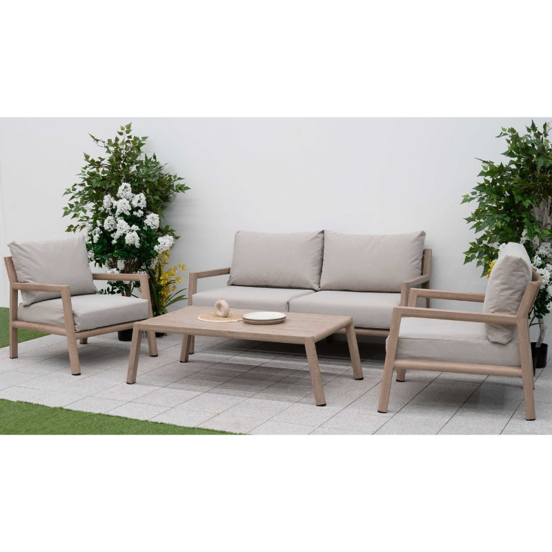 Nova - Eleanor 2 Seater Sofa Lounging Set with Rectangular Coffee Table