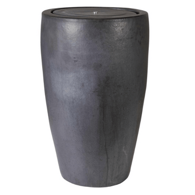 Glazed Ceramic Praga Hi Fountain Black