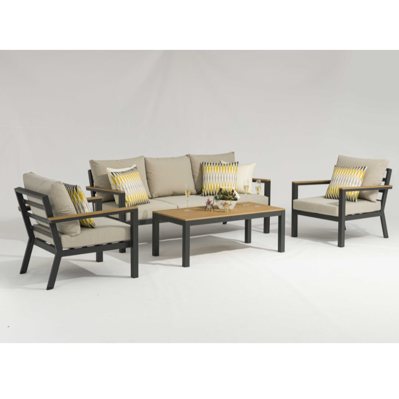 Nova - Heidi 3 Seater Sofa Lounging Set with Rectangular Coffee Table