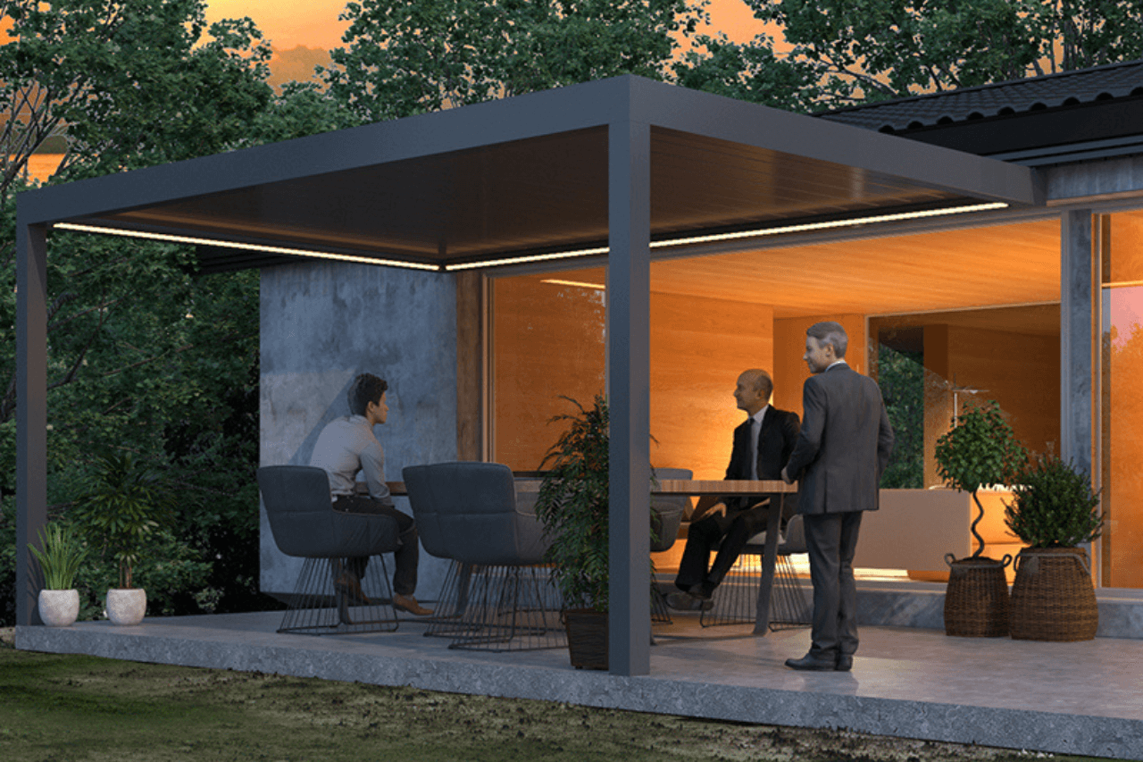 Pinela Deluxe Wall Mounted Pergola