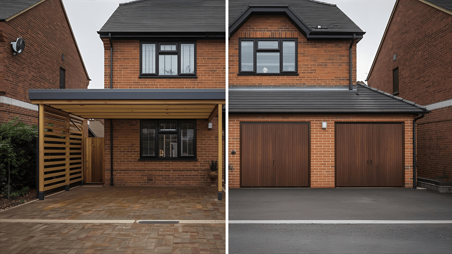 Carport vs Garage Value Side by Side