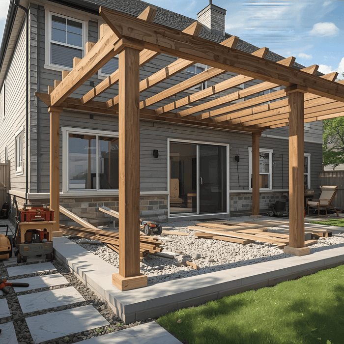 How to Set Pergola Posts in Concrete