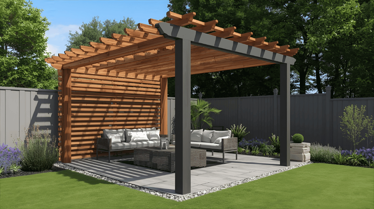 Pergola Stain vs Paint