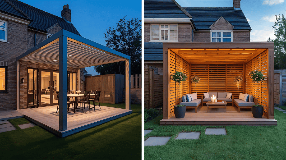 Pergola vs Cabana Comparison