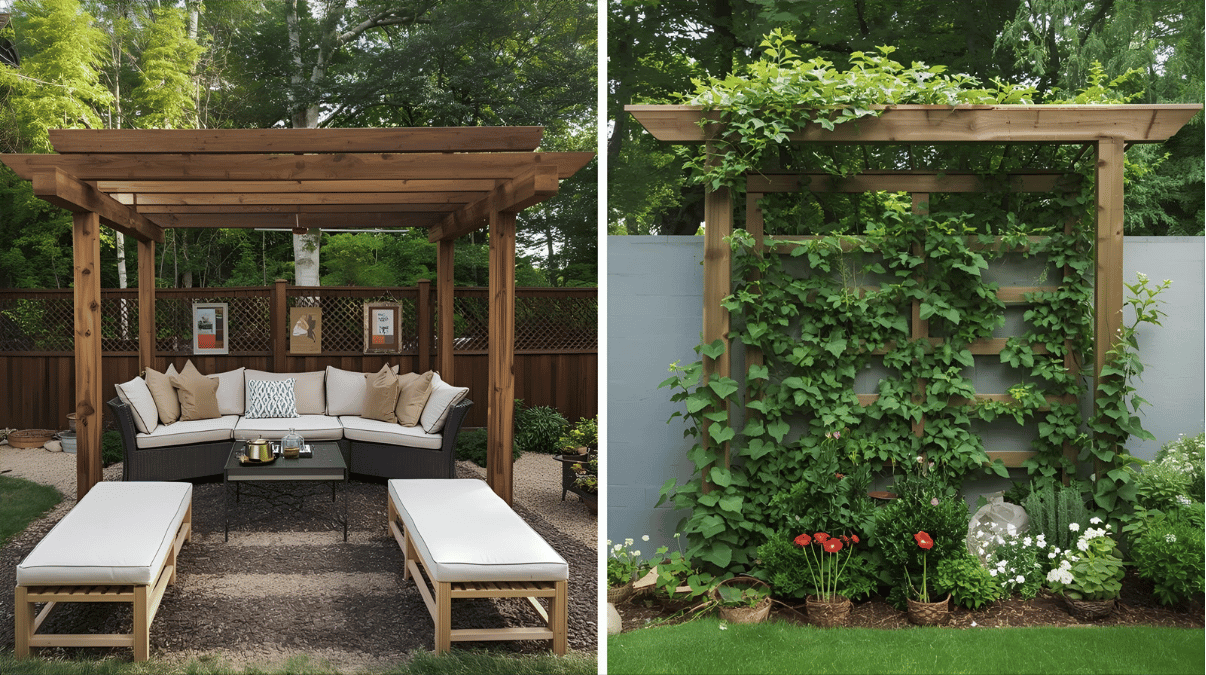 Pergola vs Trellis