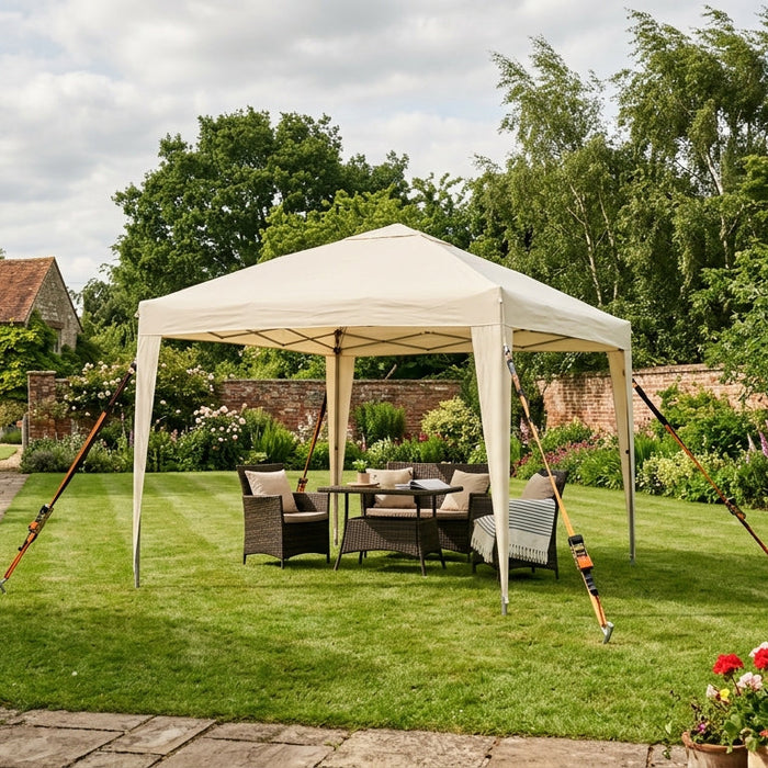 How to Anchor a Gazebo on Grass