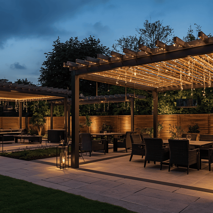 How to Light a Pergola: Ideas for UK Gardens