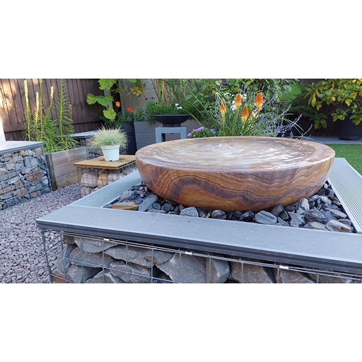 Rainbow Sandstone Babbling Bowl