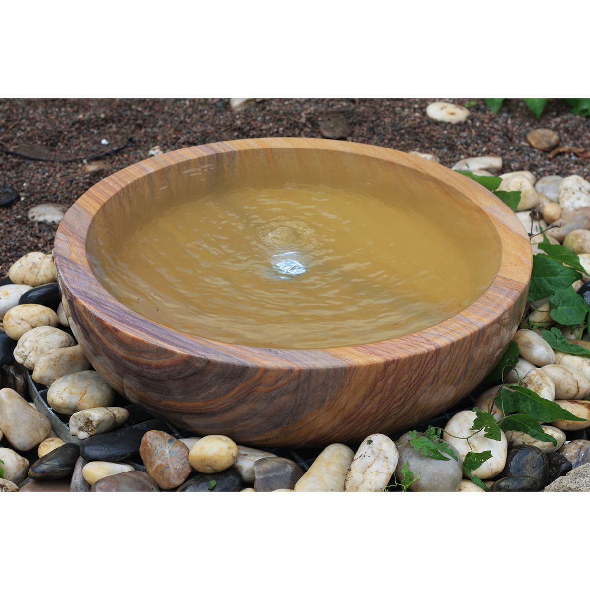 Rainbow Sandstone Babbling Bowl