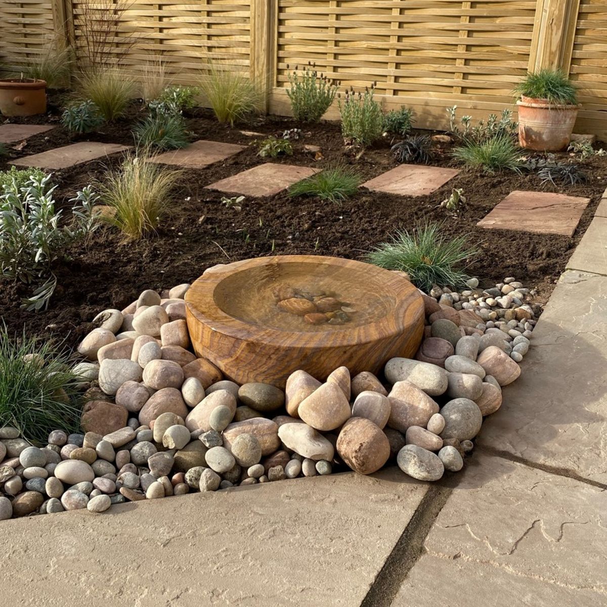 Rainbow Sandstone Babbling Bowl