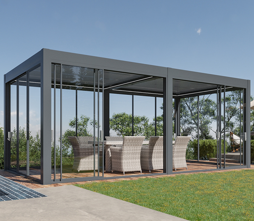 Remanso 3m x 6m with glass walls 