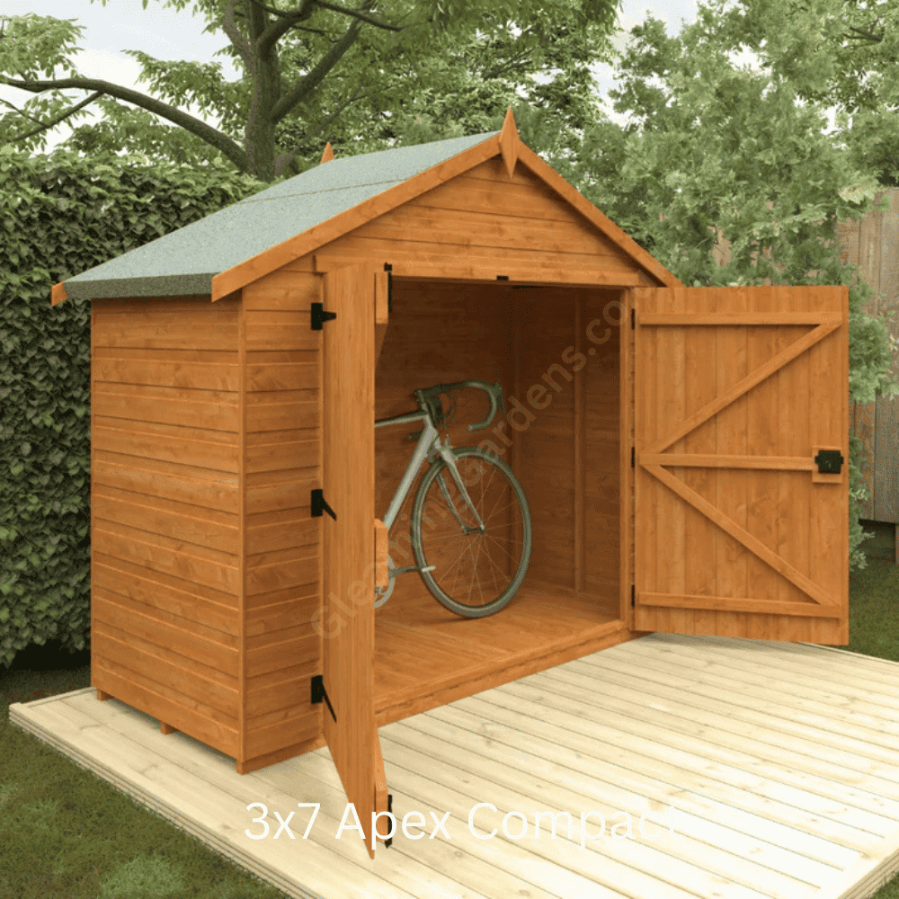 Woodlands Apex Compact Shed