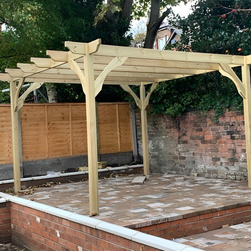 4 x 3 Metre Wooden Pergola