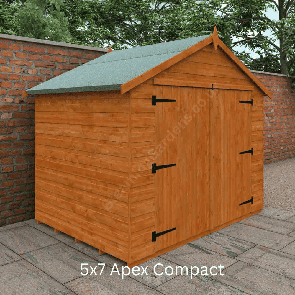 Woodlands Apex Compact Shed