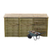 6ft Log store green solid closed