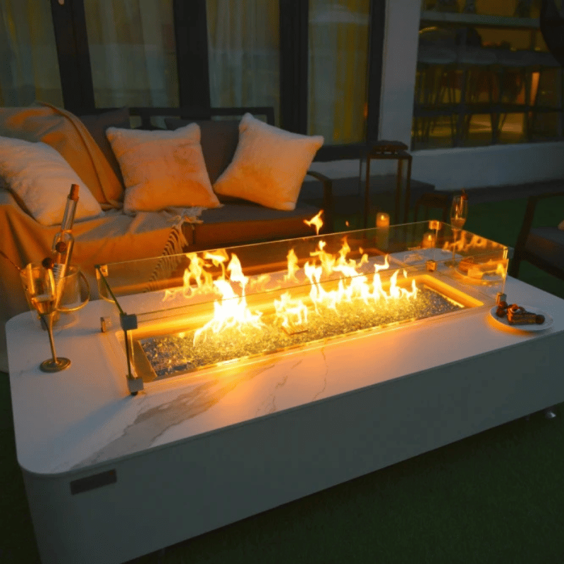 Elementi Porcelain Athens Fire Table