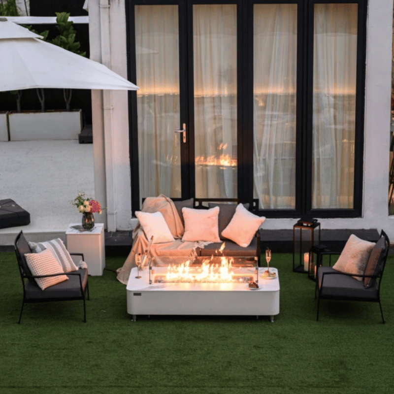 Elementi Porcelain Athens Fire Table