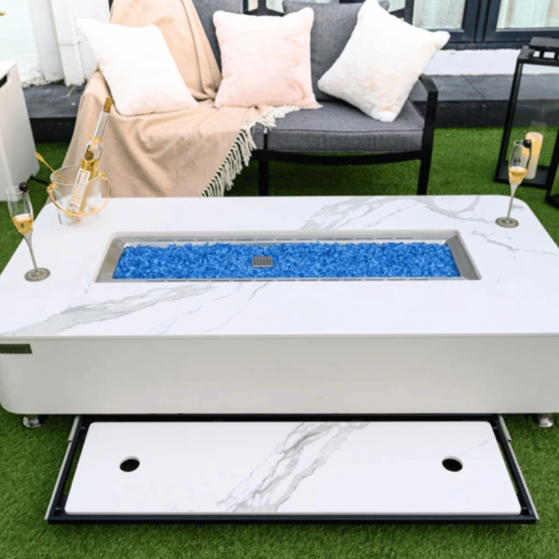 Elementi Porcelain Athens Fire Table