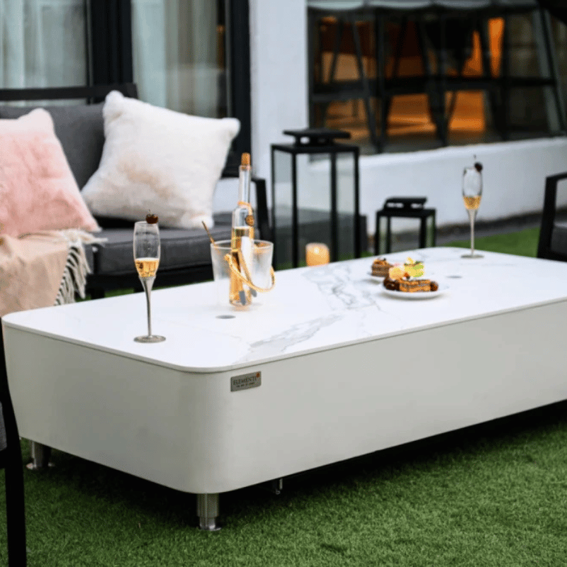 Elementi Porcelain Athens Fire Table