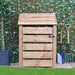 Burley Log Store Brown door slatted 4ft