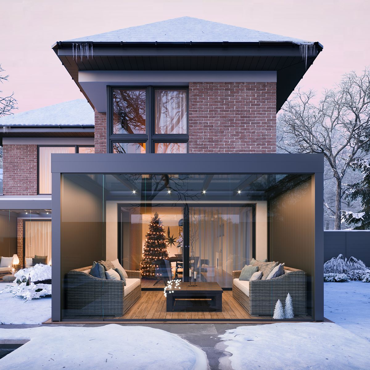 Cubo Ezie Aluminium Veranda