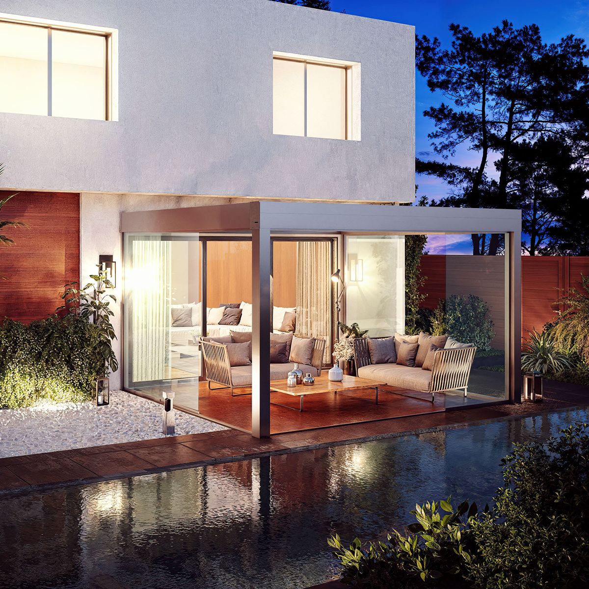 Cubo Ezie Aluminium Veranda