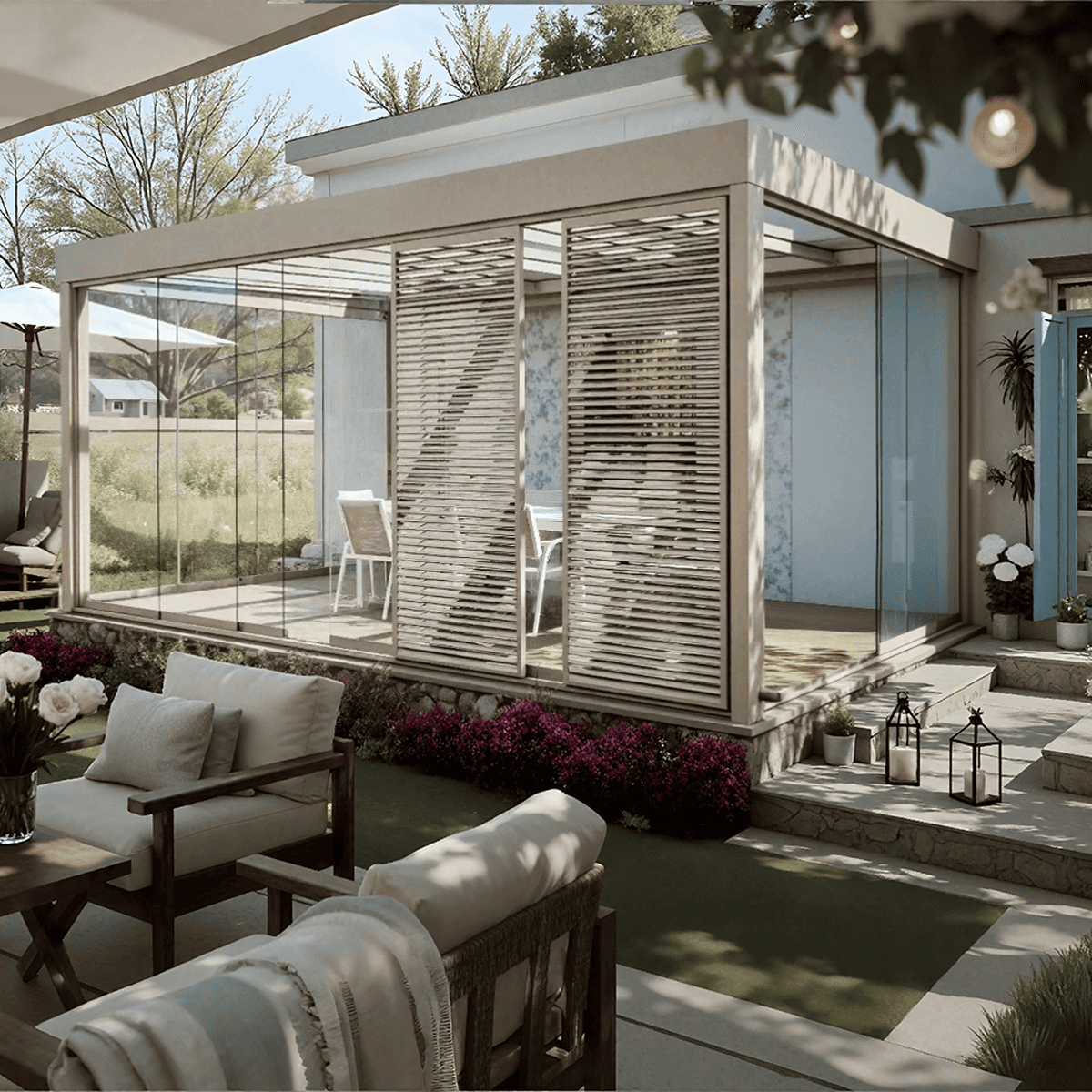 Cubo Aluminium Patio Roof