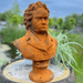 Cast Iron Beethoven Statue with Back