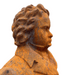Cast Iron Beethoven Statue Side