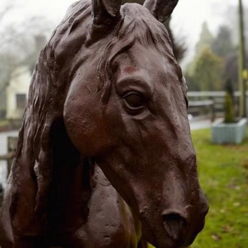 Cast Iron Lifesize Product Horse Head
