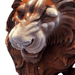 Cast Iron Lion Head Fountain Statue Stare
