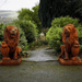 Cast Iron Proud Lion Statue Entrance