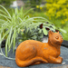 Cast Iron Timid Cat Statue
