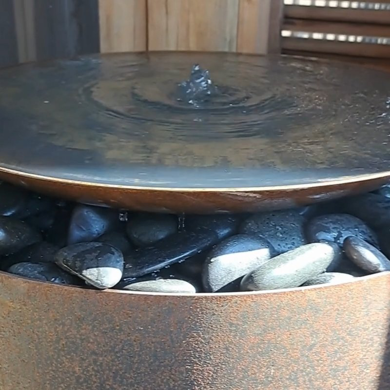 Corten Steel Paradise Raised Water Feature
