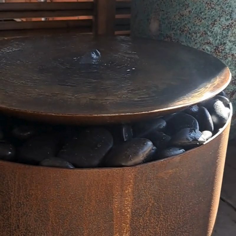 Corten Steel Paradise Raised Water Feature