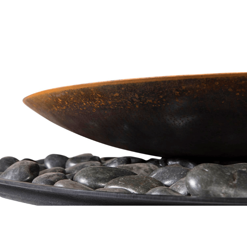 Corten Steel Paradise   Sunken Water Table top