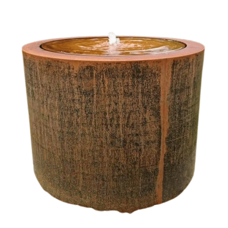 Corten Steel Riple Round Water Table