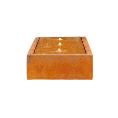 Corten Steel Somni Rectangular Water Table
