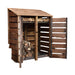 Cottesmore 6ft slatted shelf brown