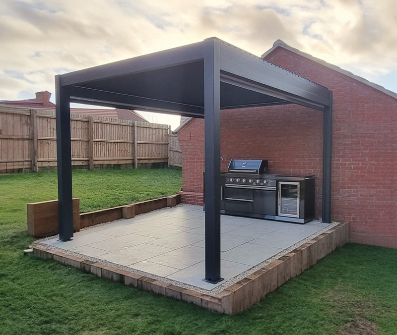 Remanso 3m x 3m Free Standing Premium Pergola