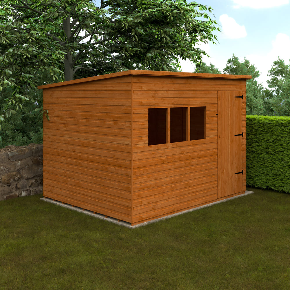 Deluxe Pent Shiplap Shed