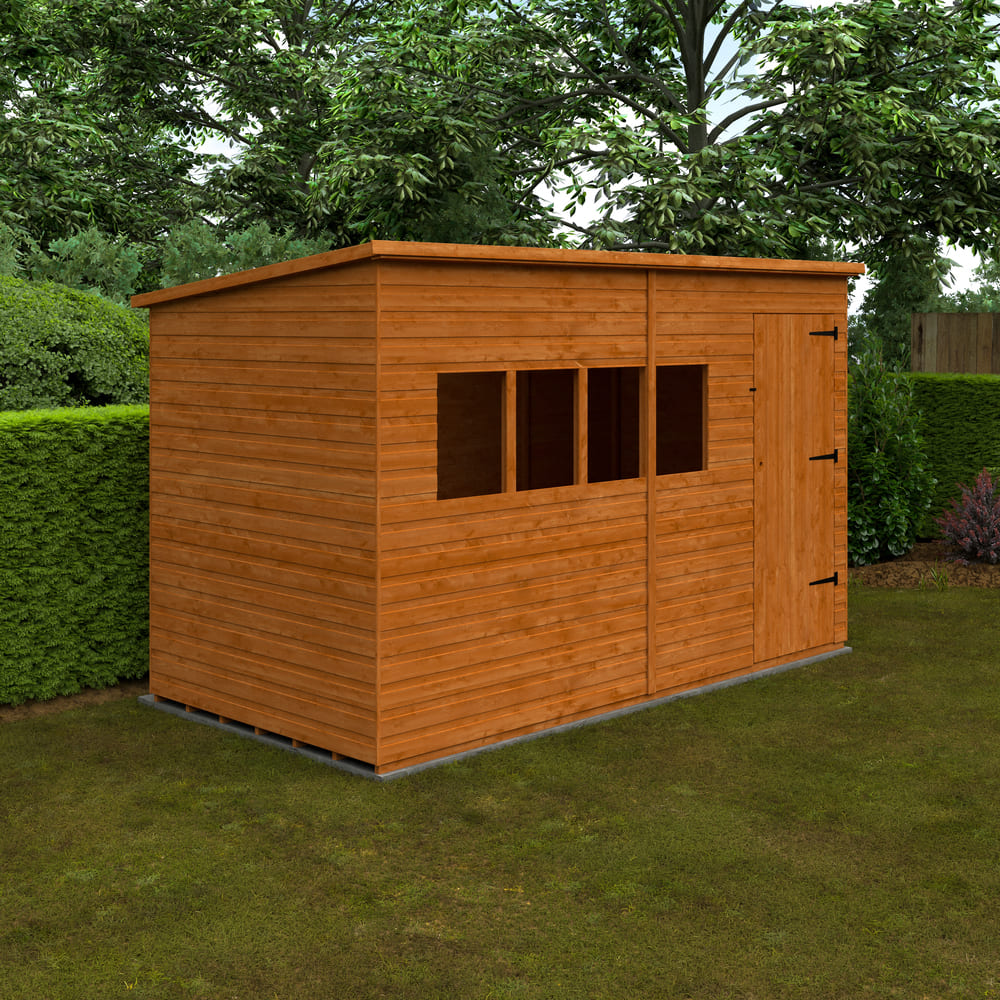 Deluxe Pent Shiplap Shed
