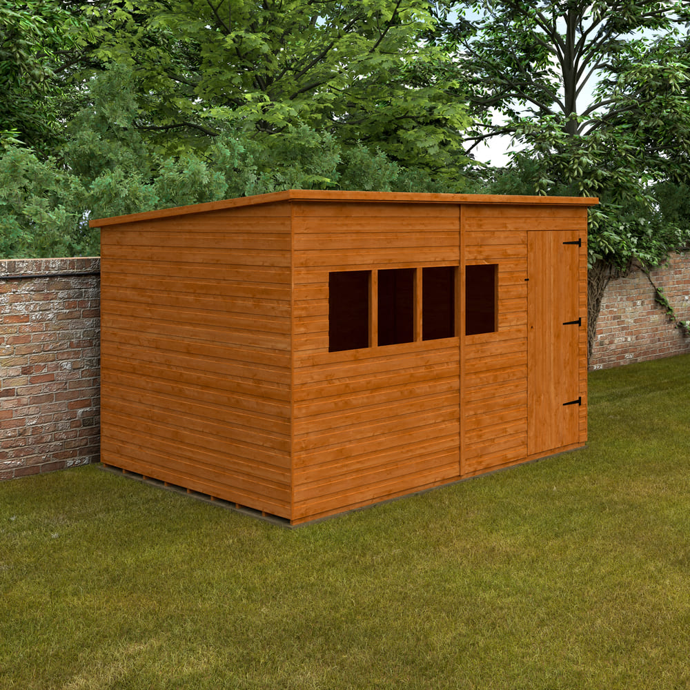 Deluxe Pent Shiplap Shed