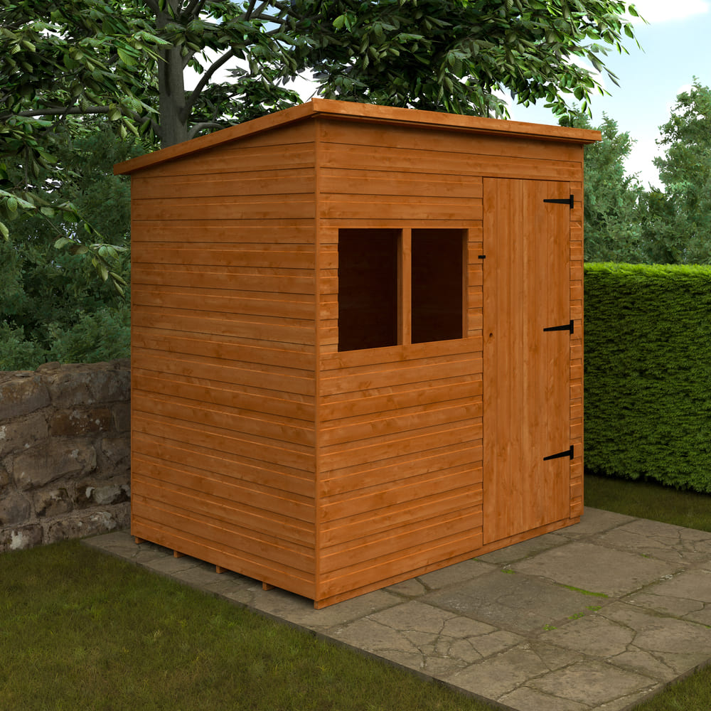 Deluxe Pent Shiplap Shed