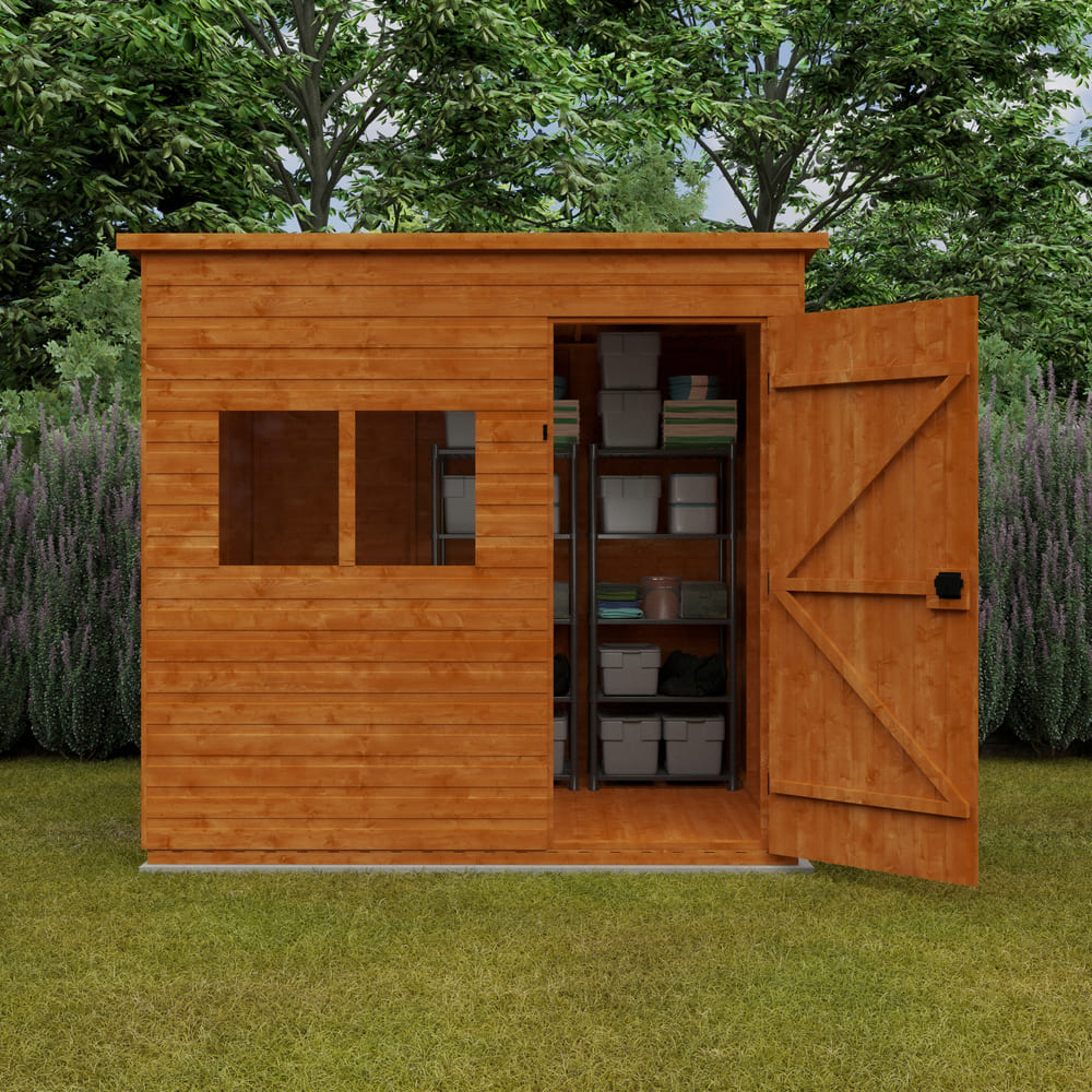 Deluxe Pent Shiplap Shed