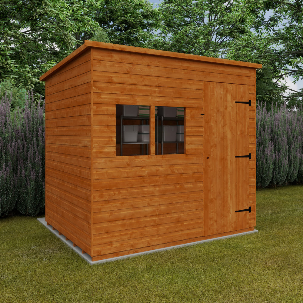 Deluxe Pent Shiplap Shed