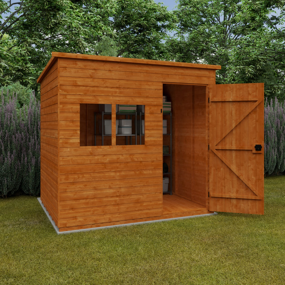 Deluxe Pent Shiplap Shed